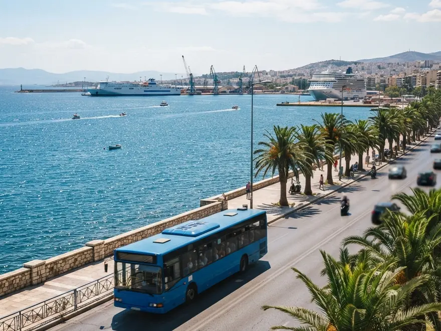 Athens Airport to Piraeus cruise port