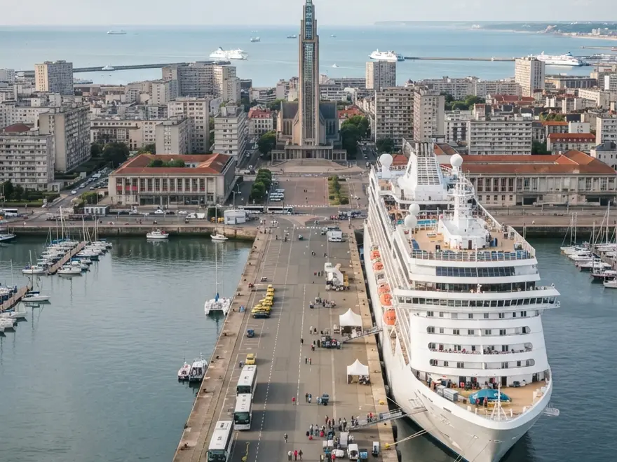 Le Havre cruise port (for Paris)